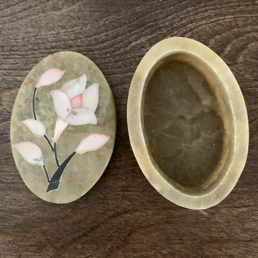 Beautiful carved trinket box